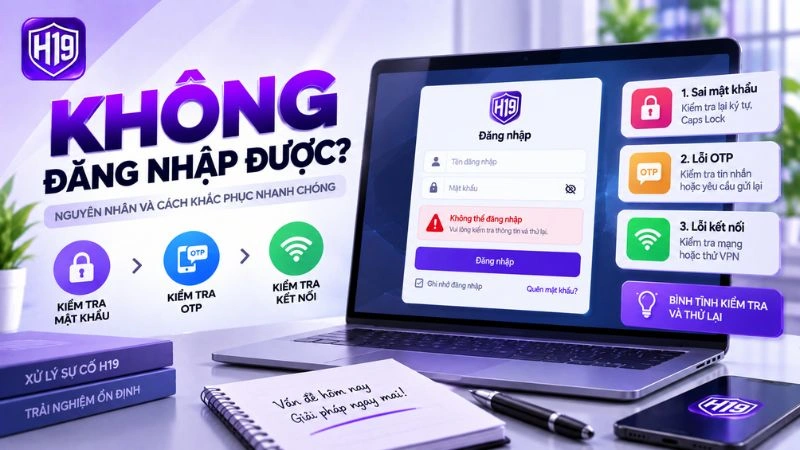 H19 Không Đăng Nhập Được – Nguyên Nhân & Cách Xử Lý