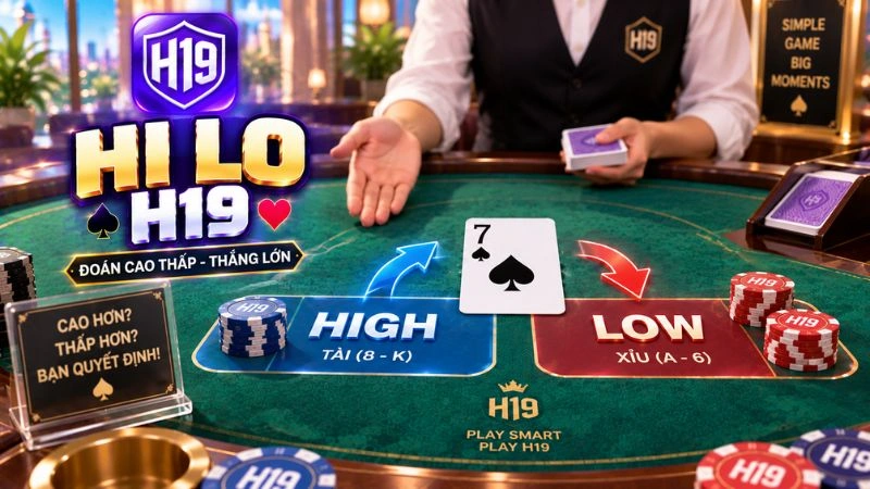 Hi Lo H19 – Luật Chơi High/Low & Cách So Bài