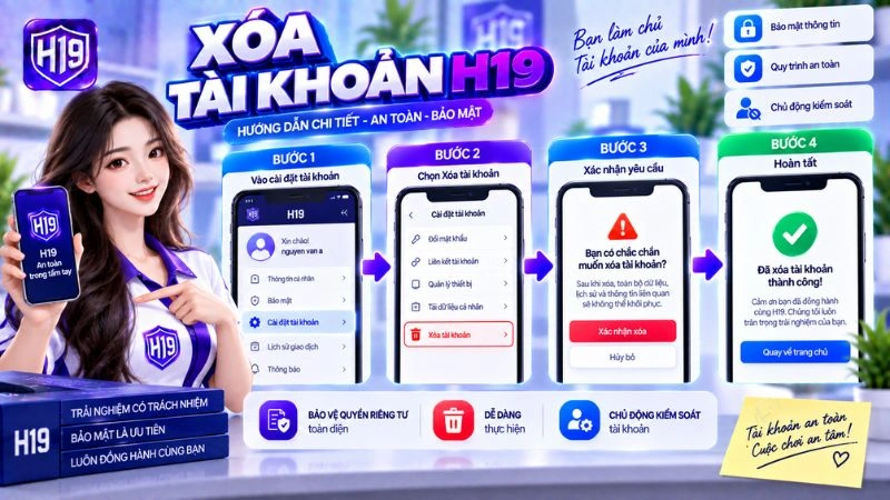 Xóa Tài Khoản H19 – Điều Kiện & Các Bước Cần Biết